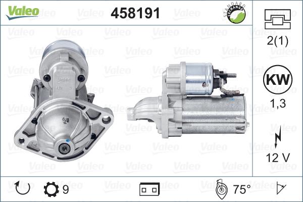 Valeo 458191 - Démarreur cwaw.fr