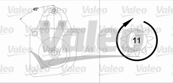 Valeo 458193 - Démarreur cwaw.fr