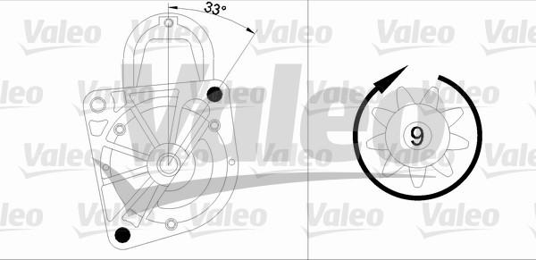 Valeo 458163 - Démarreur cwaw.fr