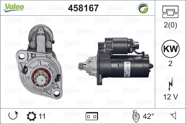 Valeo 458167 - Démarreur cwaw.fr