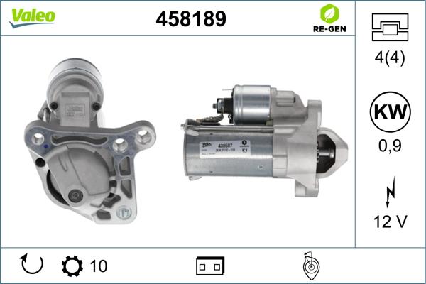 Valeo 458189 - Démarreur cwaw.fr