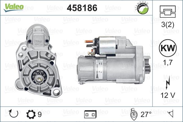 Valeo 458186 - Démarreur cwaw.fr