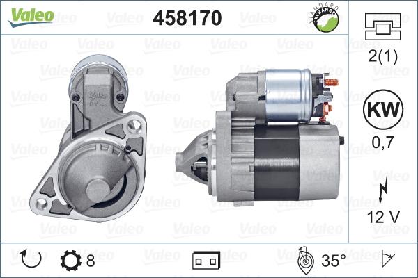 Valeo 458170 - Démarreur cwaw.fr