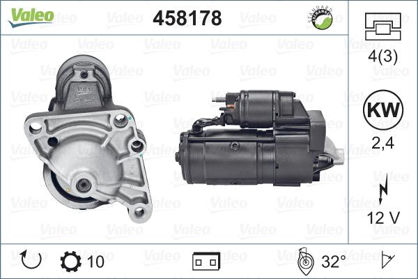 Valeo 458178 - Démarreur cwaw.fr