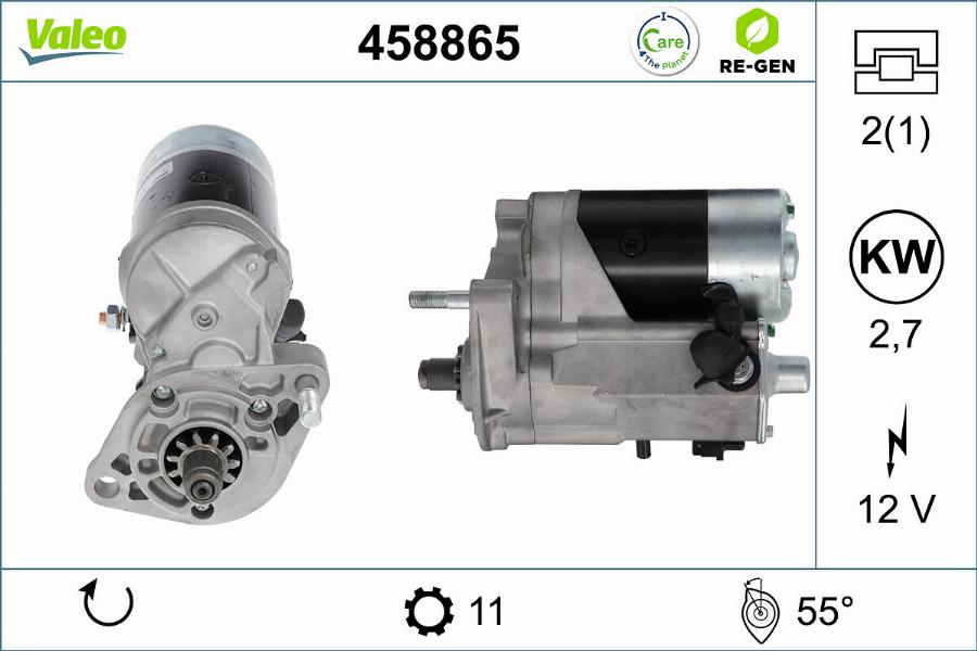 Valeo 458865 - Démarreur cwaw.fr