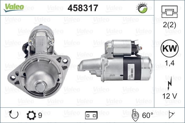 Valeo 458317 - Démarreur cwaw.fr