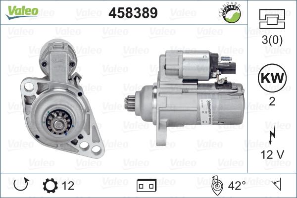 Valeo 458389 - Démarreur cwaw.fr