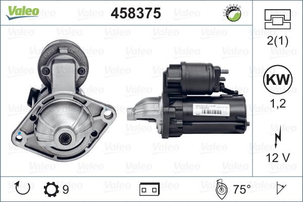 Valeo 458375 - Démarreur cwaw.fr