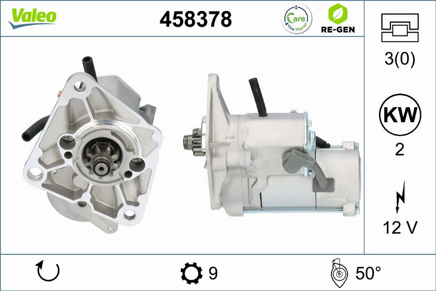 Valeo 458378 - Démarreur cwaw.fr