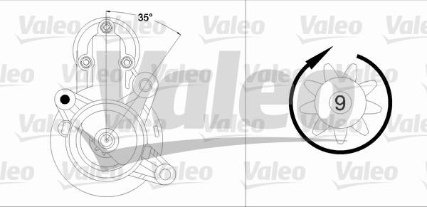 Valeo 458204 - Démarreur cwaw.fr