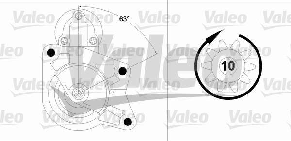 Valeo 458202 - Démarreur cwaw.fr