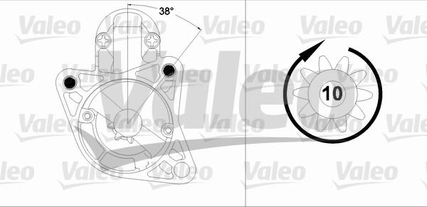 Valeo 458207 - Démarreur cwaw.fr