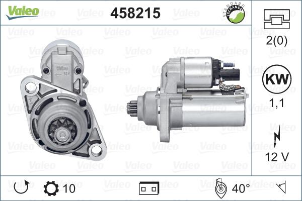 Valeo 458215 - Démarreur cwaw.fr