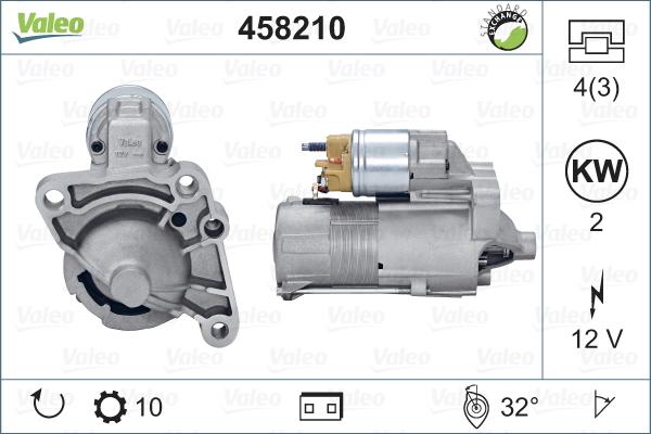 Valeo 458210 - Démarreur cwaw.fr