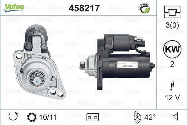 Valeo 458217 - Démarreur cwaw.fr