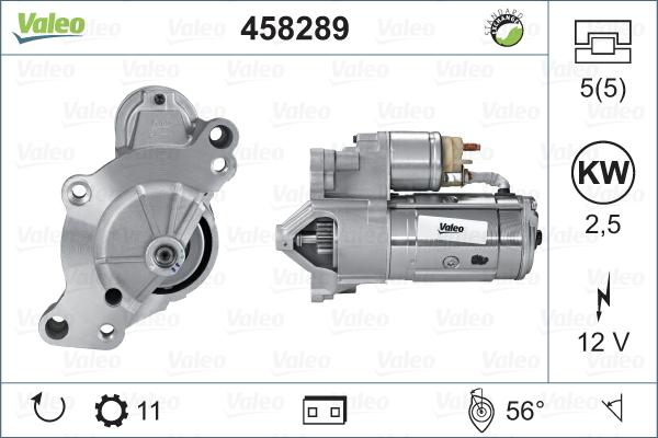 Valeo 458289 - Démarreur cwaw.fr