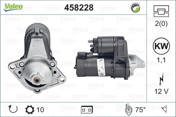 Valeo 458228 - Démarreur cwaw.fr