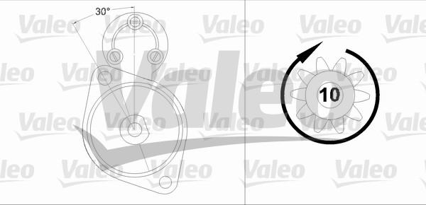 Valeo 458223 - Démarreur cwaw.fr