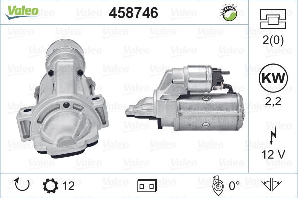 Valeo 458746 - Démarreur cwaw.fr