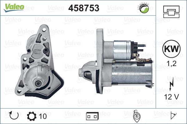 Valeo 458753 - Démarreur cwaw.fr