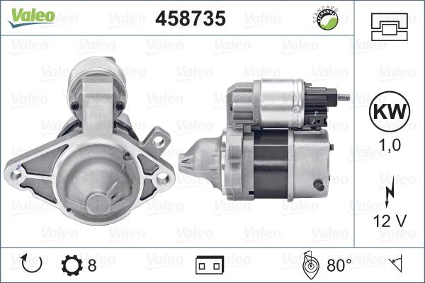 Valeo 458735 - Démarreur cwaw.fr