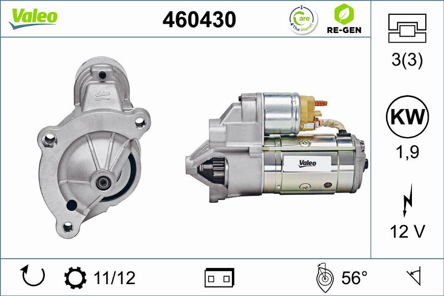 Valeo 460430 - Démarreur cwaw.fr