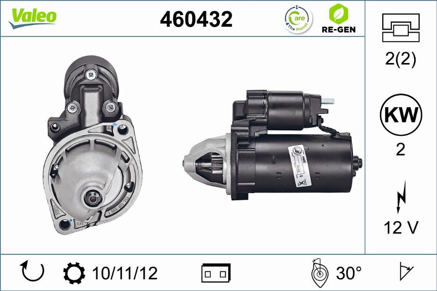 Valeo 460432 - Démarreur cwaw.fr