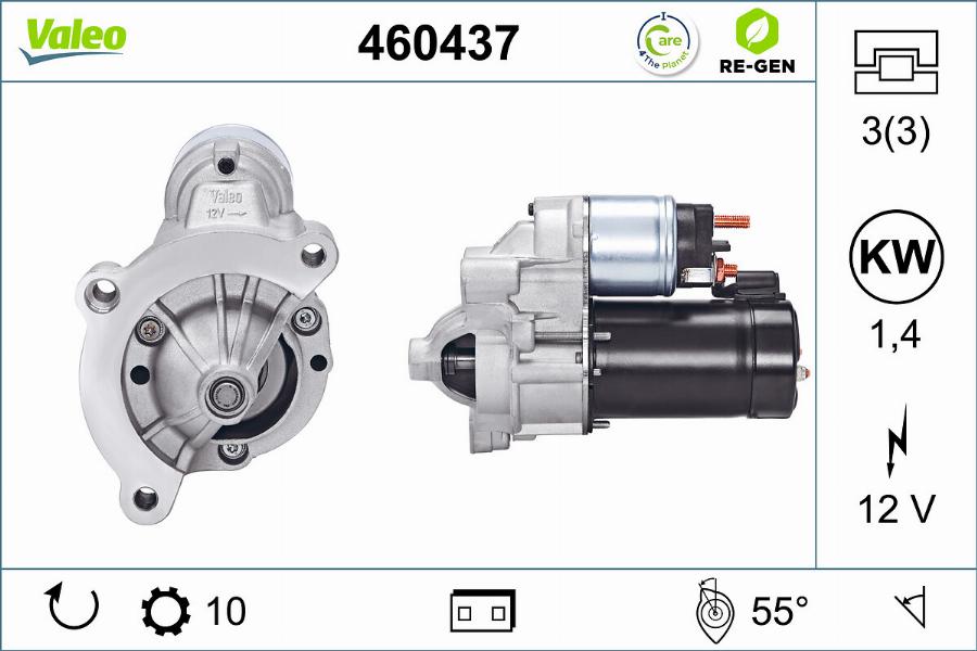 Valeo 460437 - Démarreur cwaw.fr