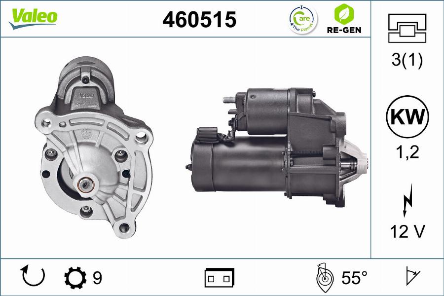 Valeo 460515 - Démarreur cwaw.fr