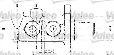 Valeo 402321 - Maître-cylindre de frein cwaw.fr