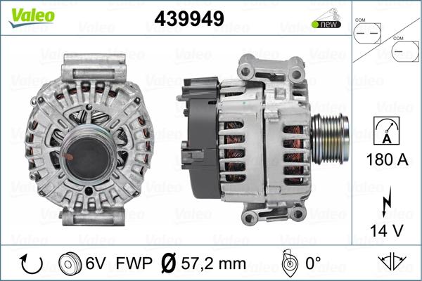 Valeo 439949 - Alternateur cwaw.fr