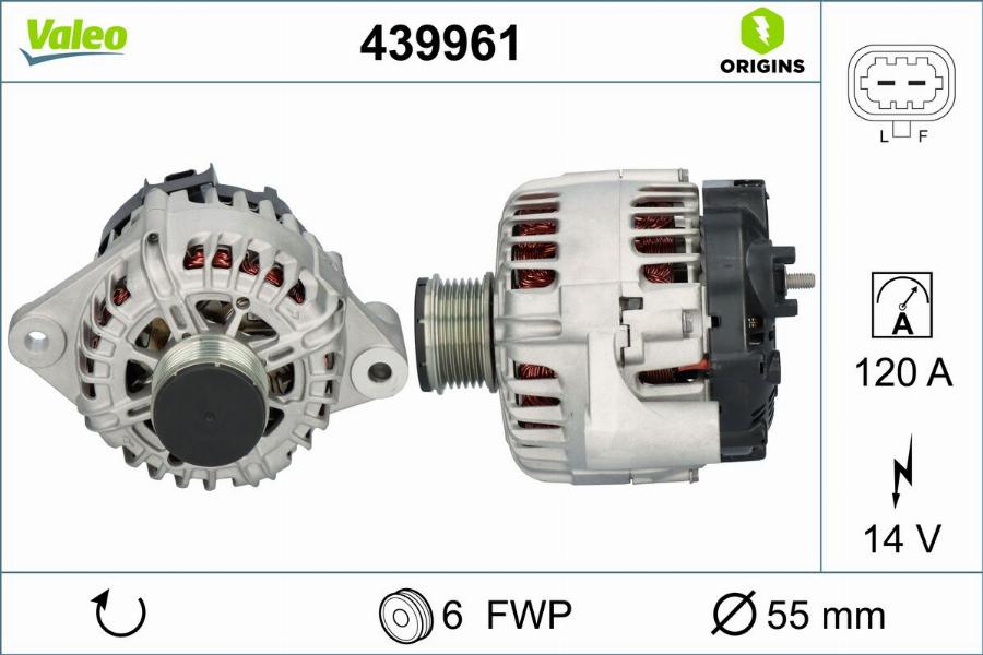 Valeo 439961 - Alternateur cwaw.fr