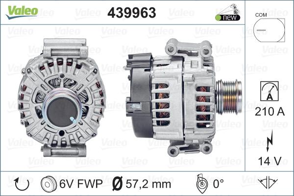 Valeo 439963 - Alternateur cwaw.fr