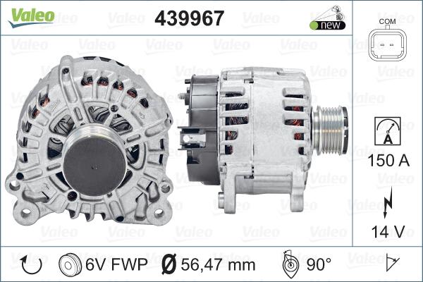 Valeo 439967 - Alternateur cwaw.fr