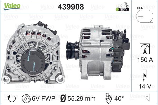 Valeo 439908 - Alternateur cwaw.fr