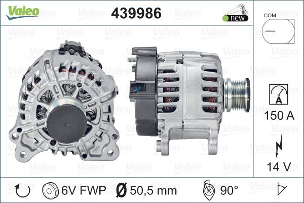 Valeo 439986 - Alternateur cwaw.fr