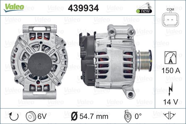 Valeo 439934 - Alternateur cwaw.fr