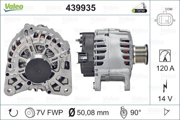 Valeo 439935 - Alternateur cwaw.fr