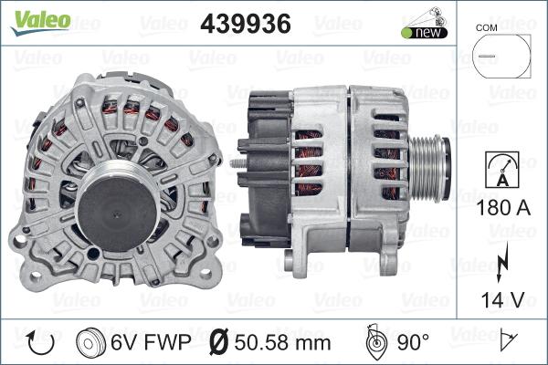 Valeo 439936 - Alternateur cwaw.fr