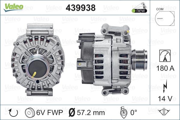 Valeo 439938 - Alternateur cwaw.fr