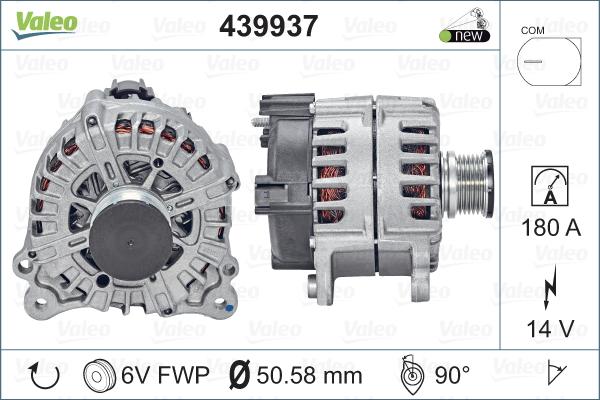 Valeo 439937 - Alternateur cwaw.fr