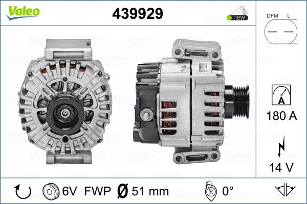 Valeo 439929 - Alternateur cwaw.fr