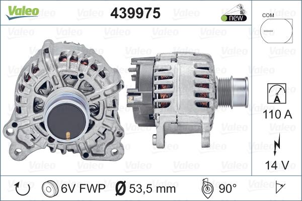 Valeo 439975 - Alternateur cwaw.fr