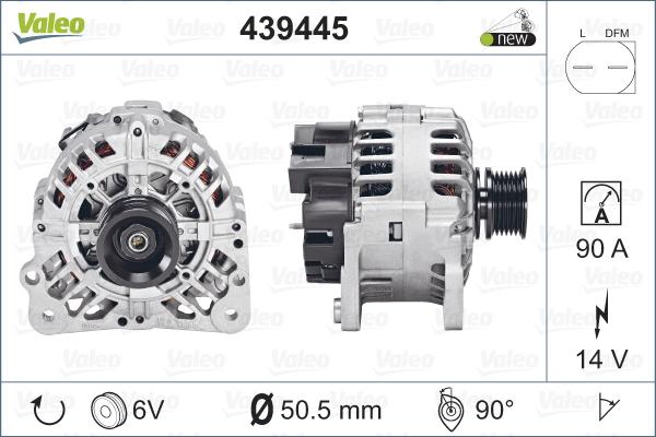 Valeo 439445 - Alternateur cwaw.fr