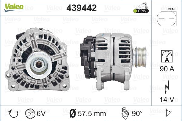 Valeo 439442 - Alternateur cwaw.fr