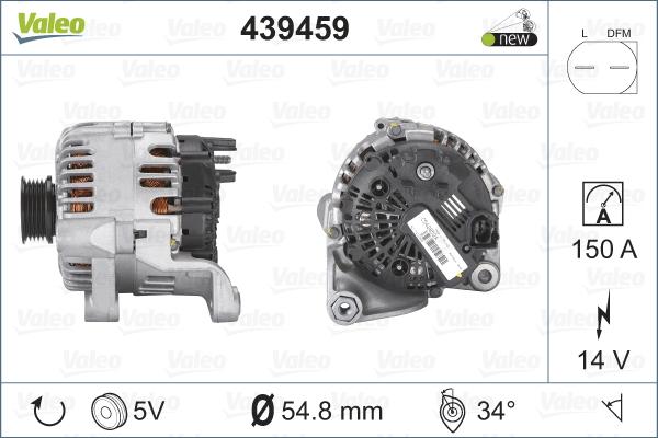 Valeo 439459 - Alternateur cwaw.fr