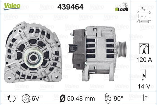 Valeo 439464 - Alternateur cwaw.fr