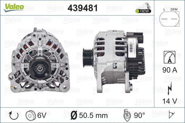 Valeo 439481 - Alternateur cwaw.fr