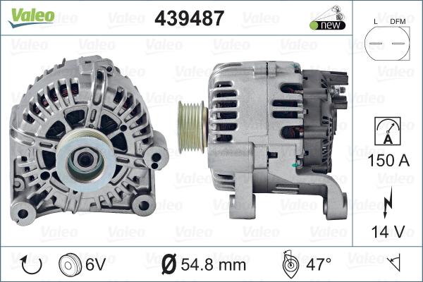 Valeo 439487 - Alternateur cwaw.fr