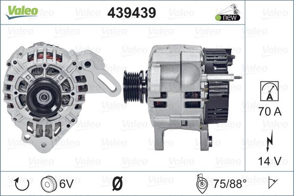 Valeo 439439 - Alternateur cwaw.fr